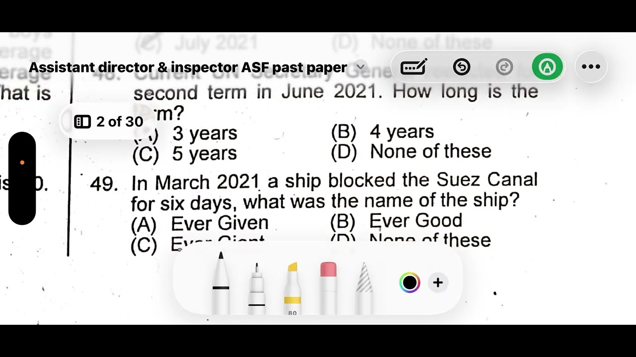 AD ASF current affairs part solved | AD ASF 2022 | FPSC CURRENT AFFAIRS 