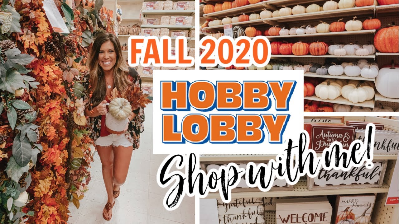*NEW* HOBBY LOBBY FALL DECOR 2020 | SHOP WITH ME | HUGE FALL DECOR HAUL!