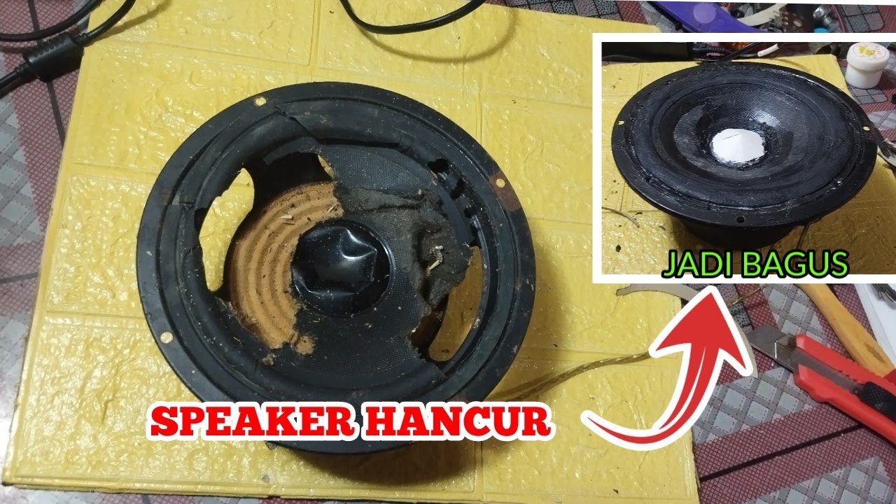 LEM AJAIB RUBAH SPEAKER HANCUR JADI NORMAL KEMBALI | HOBI HOREG