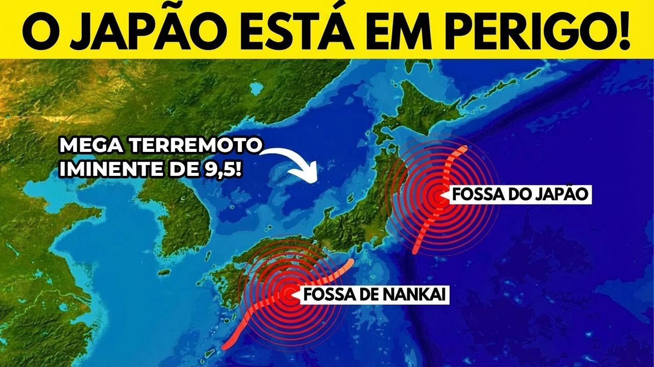 Japão pode enfrentar mega terremoto de 9.5 a qualquer momento!