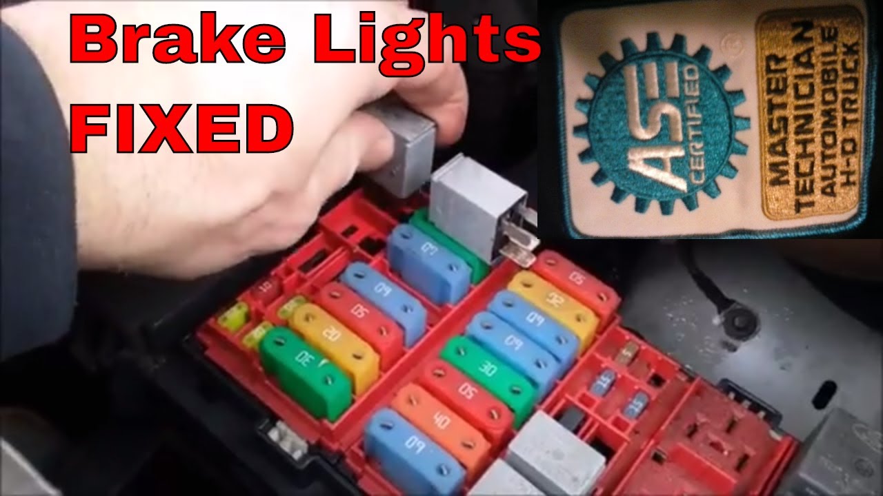 How to diagnose brake lights and fix 2007 Ford E250