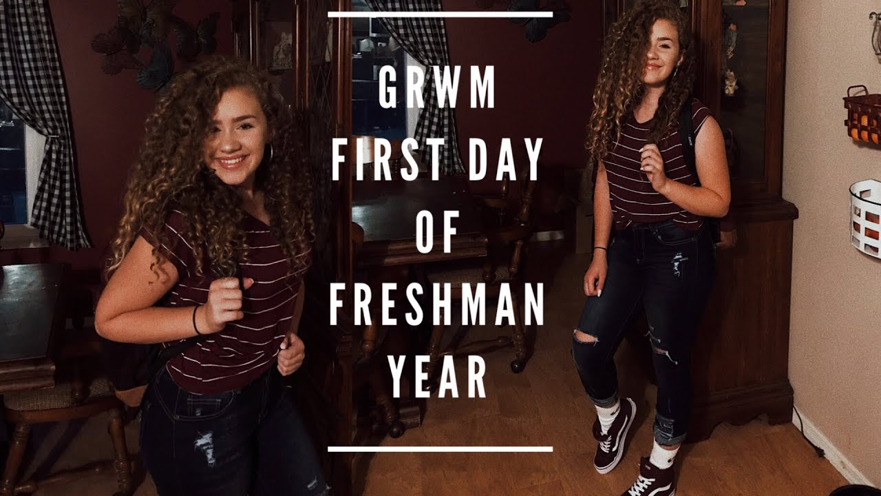 GRWM FOR MY FIRST DAY OF SCHOOL. (freshman year)