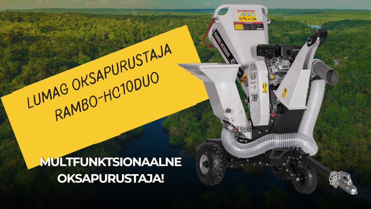 Lumag oksapurustaja RAMBO HC10DUO