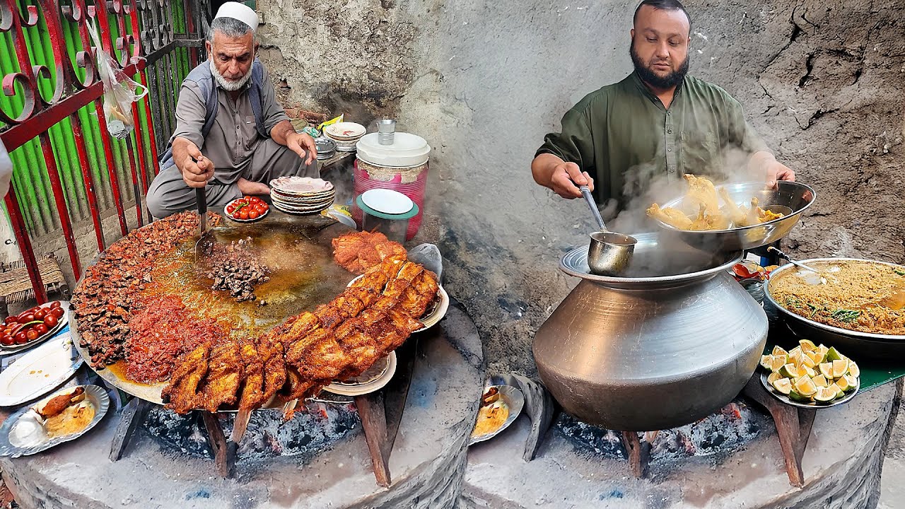 Most Cheap crowd street food in Kabul Afghanistan | Traditional breakfast in Afghanistan