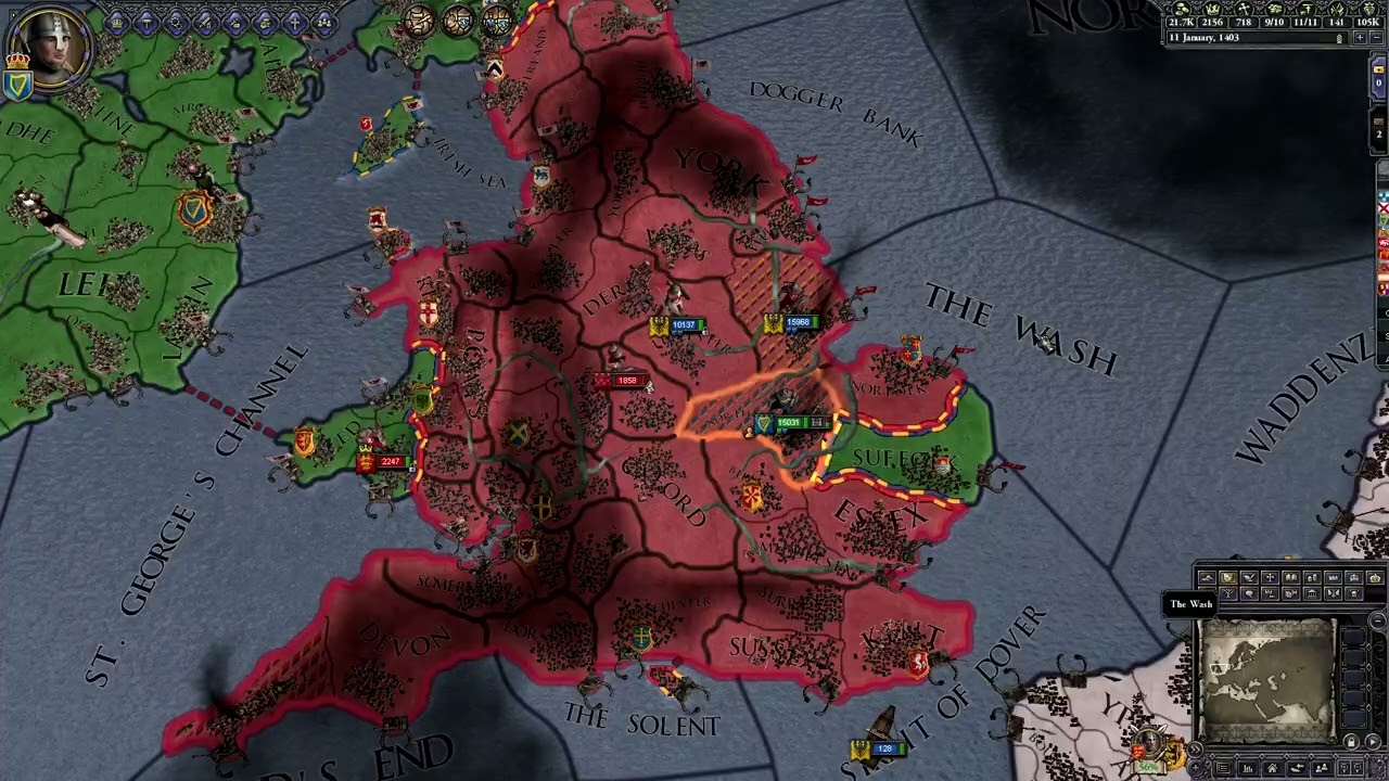 Crusader Kings II playthrough 37 War with England and Attempt at CB with Norway