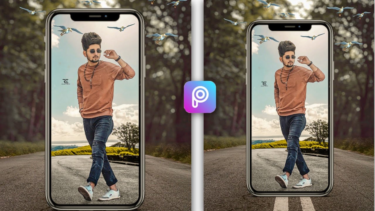 3D Mobile Phone Photo Editing Tutorial PicsArt || Picsart 3D Mobile Frame Photo Editing Tutorial