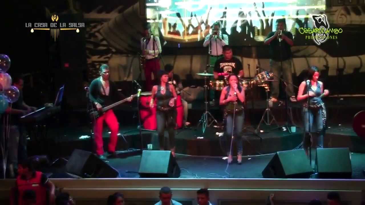 Pensar Entre Dos   La Caro Band   La Casa De La Salsa 01 02 14