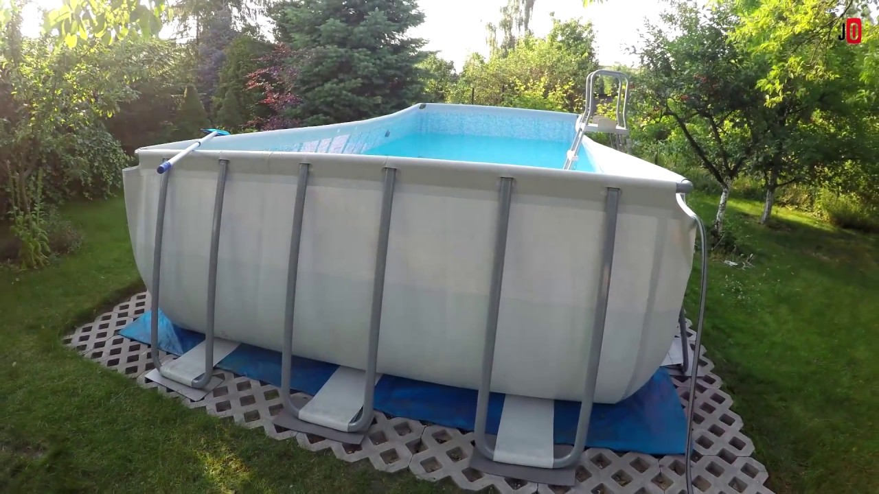 Rozstawianie i napełnianie basenu Bestway - Setting and filling the Bestway pool