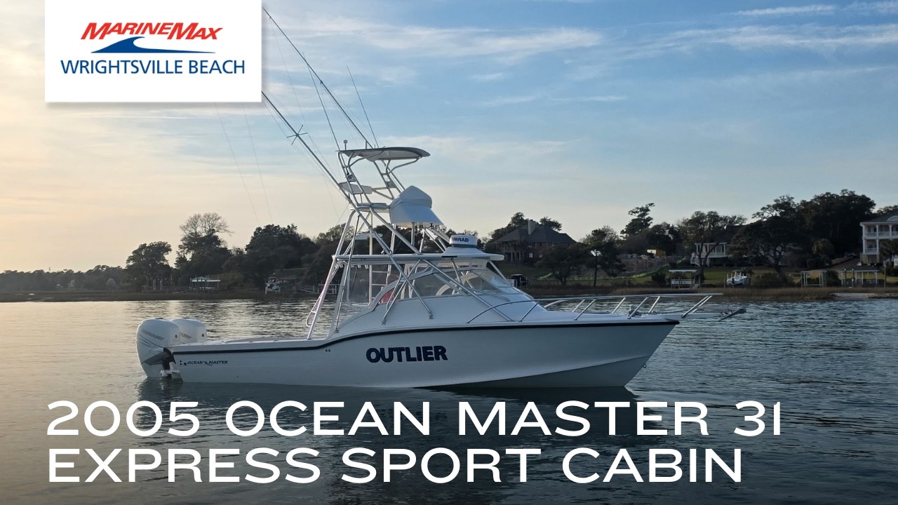 Ocean Master 31 Express Cabin Sport 2005 года выпуска | MarineMax, Райтсвилл-Бич