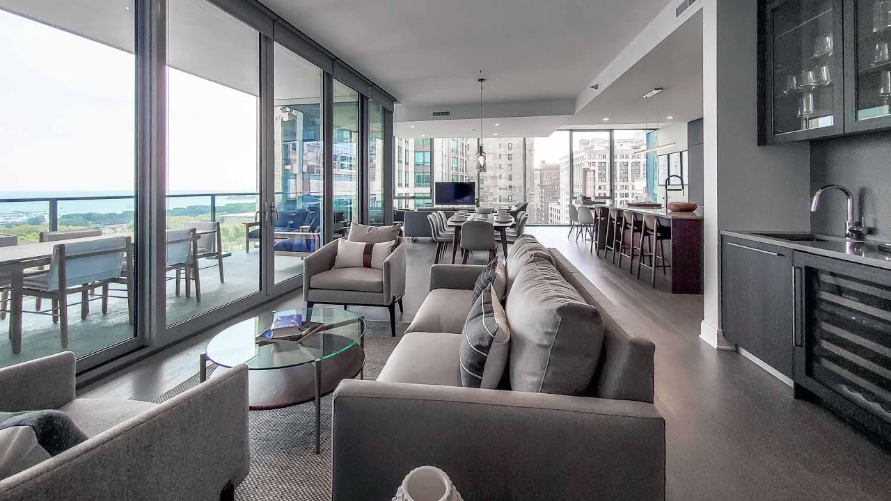 A 3-bedroom, 3 ½-bath A penthouse at the Loop's new Parkline Chicago