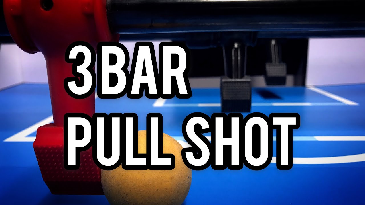 What is 3 BAR PULL SHOT? | Foosball 101 (foosball tips)