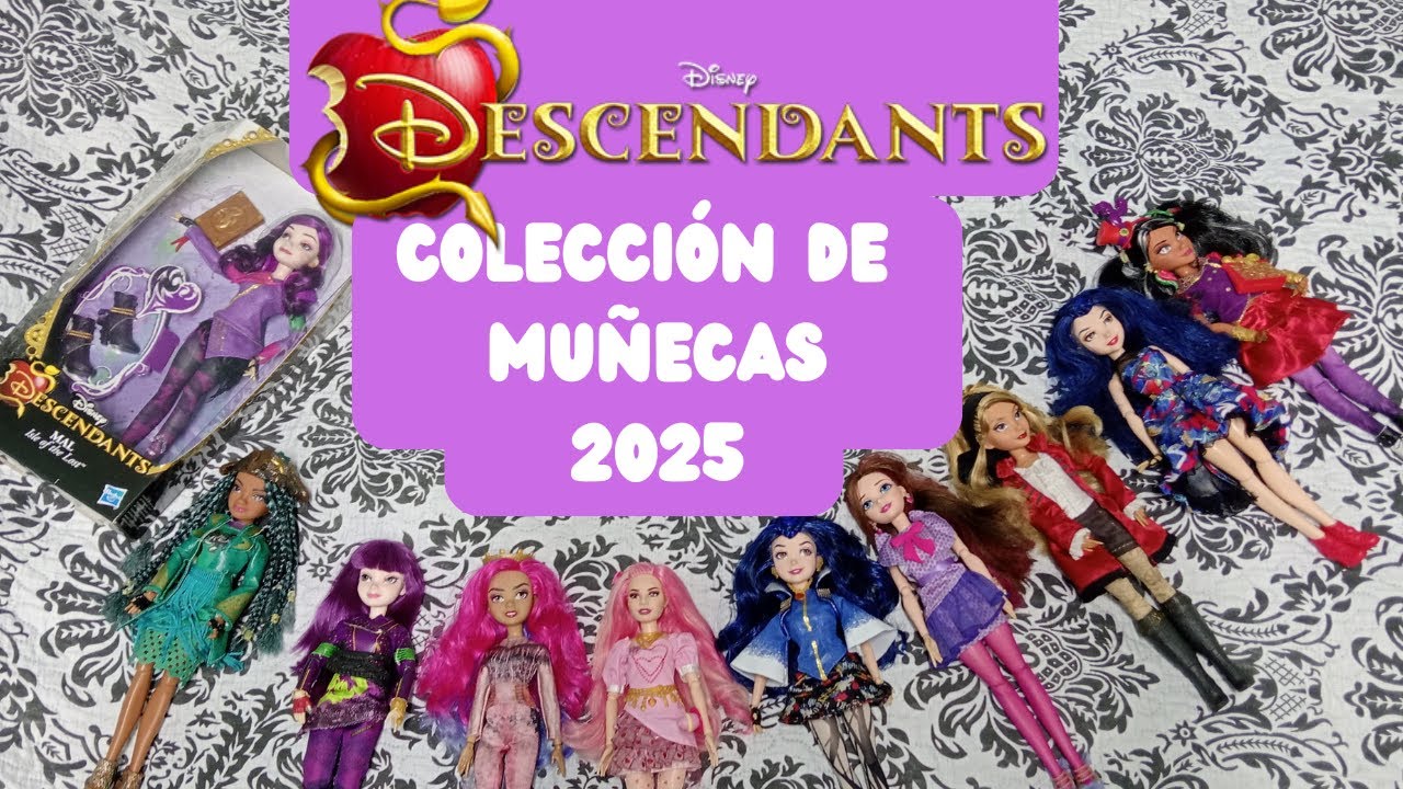 colección muñecas de descendientes 2025 💜🍎👑