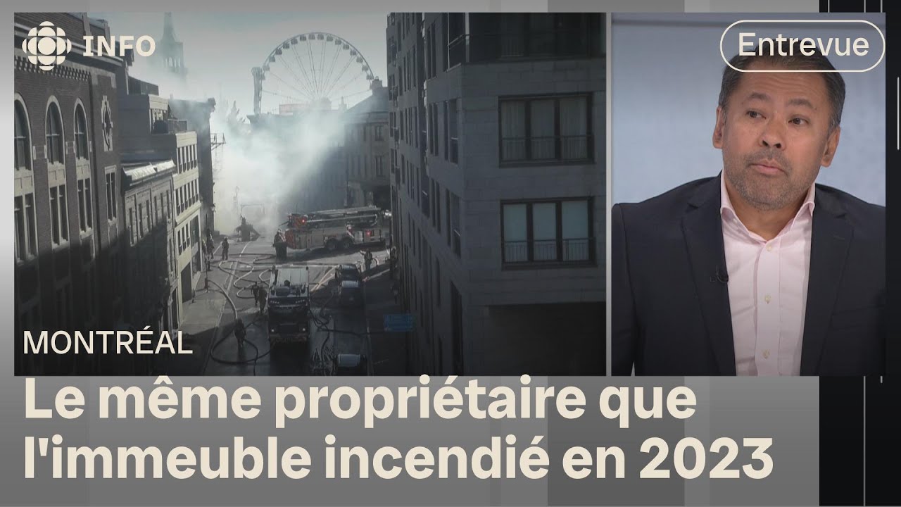 Deux morts dans un incendie qui a détruit un immeuble du Vieux-Montréal | Isabelle Richer