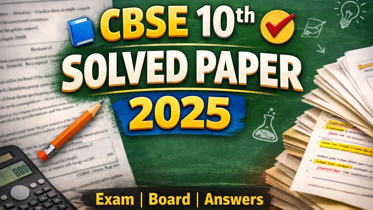class 10th  cbse paper solution 2025