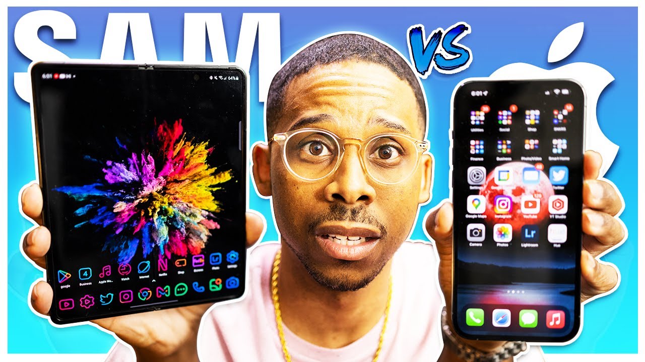 I'M TORN!? Galaxy Z Fold 3 vs iPhone 13 Pro Max