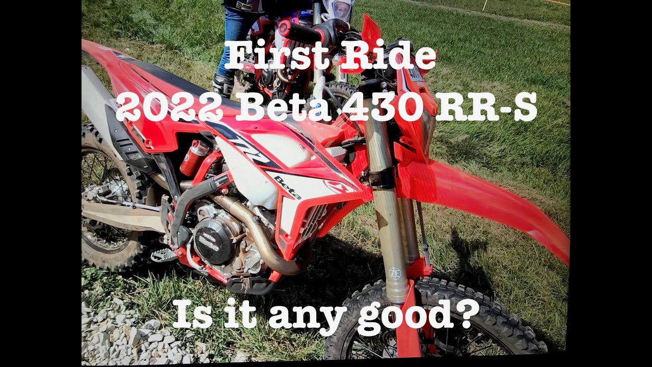 Mid Range Monster! 2022 Beta 430 RR-S first ride!