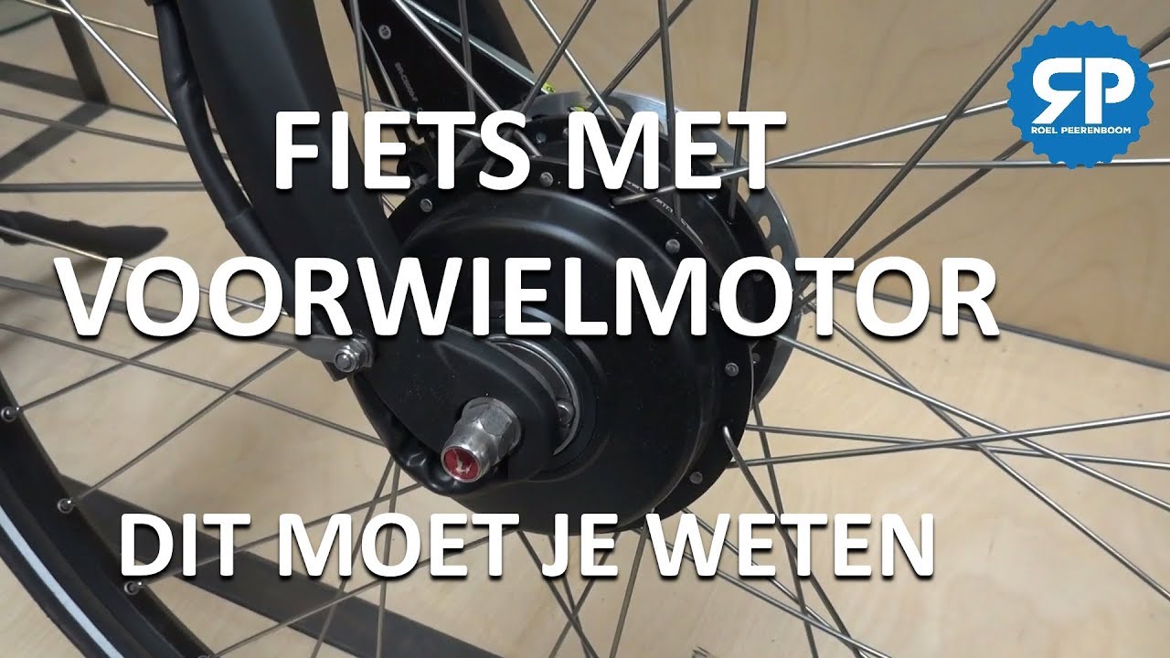 ELEKTRISCHE FIETS MET VOORWIELMOTOR: Dit moet je weten