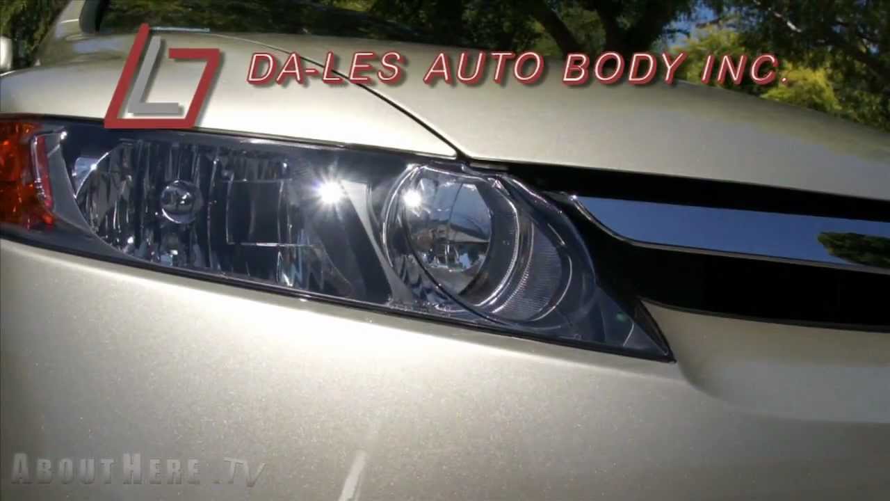 Da-Les Auto Body - gold Honda Civic repair - Sunnyvale, CA