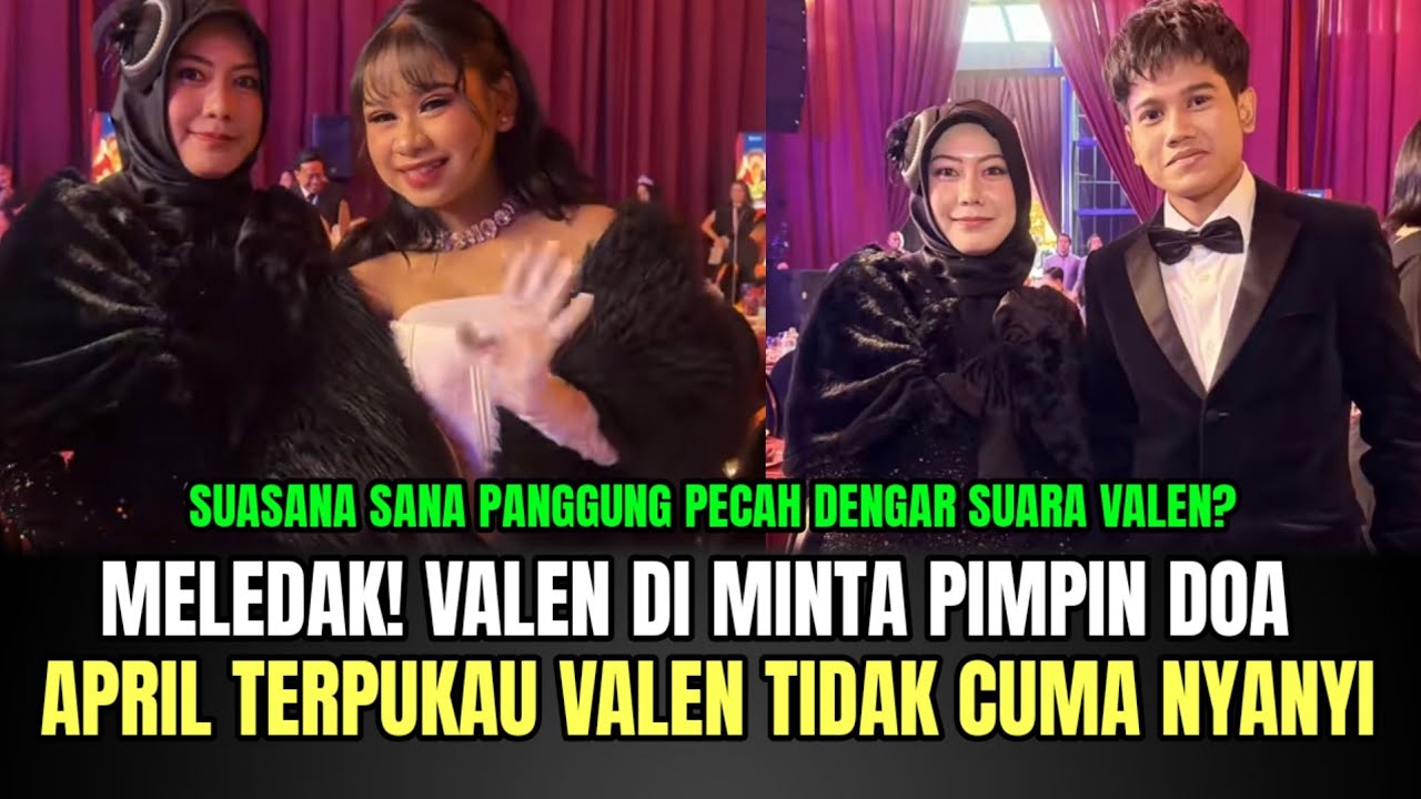 MELEDAK! Valen di Minta Pimpin Doa, April Terpaku Valen Tidak Cuma Nyanyi!