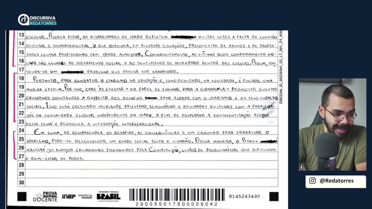 PND: redação nota máxima