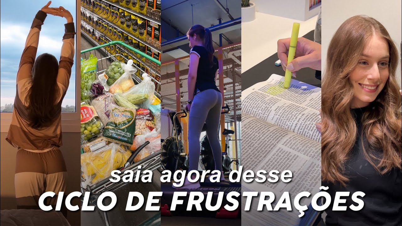 Os HÁBITOS e ATITUDE MENTAL que me fizeram SAIR do CICLO DE FRUSTRAÇÕES | VLOG 5AM-19PM