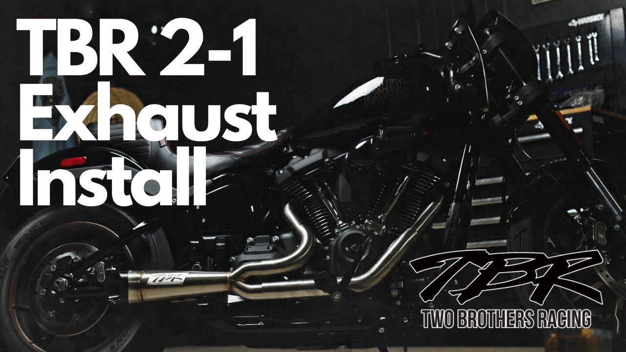 TBR Exhaust install on my Harley-Davidson Low Rider S