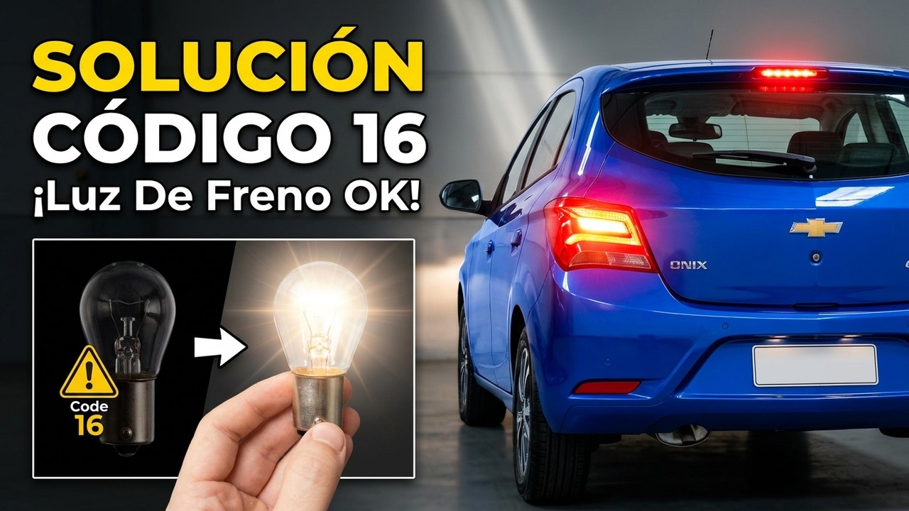 Cómo Cambiar la Luz de Freno del Chevrolet Onix | Arreglar Código 16