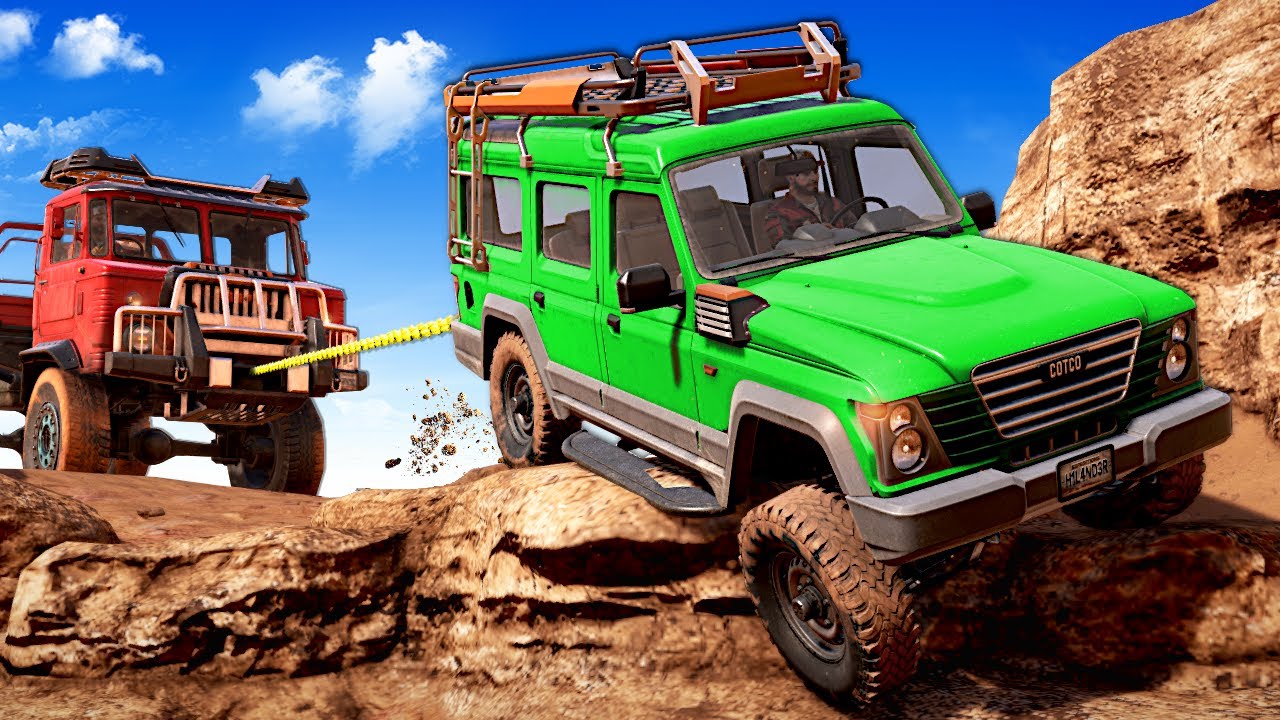 Off-Roading a DANGEROUS Canyon to Find GOLD! (Expeditions Co-Op)
