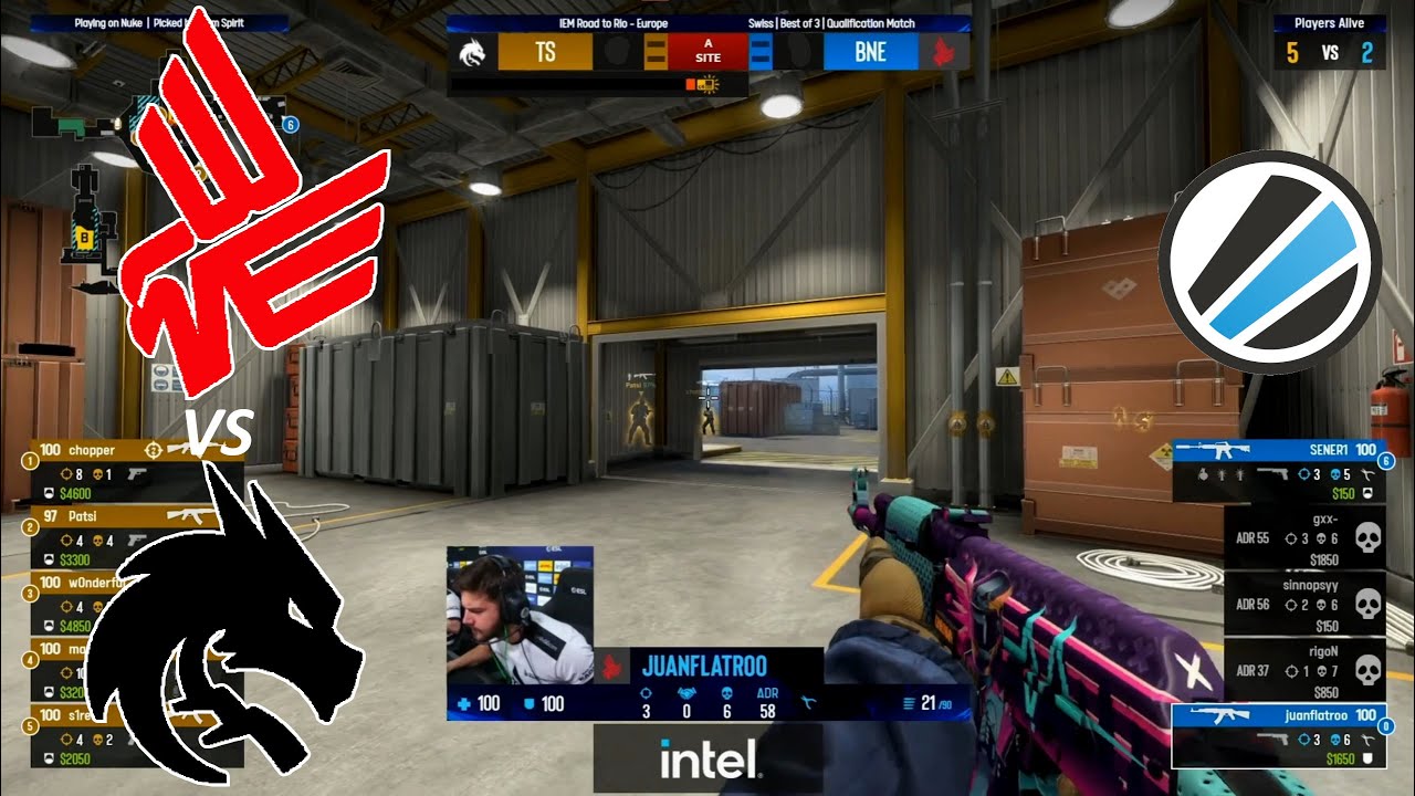 BAD NEWS EAGLES vs TEAM SPIRIT - IEM MAJOR RMR - HIGHLIGHTS