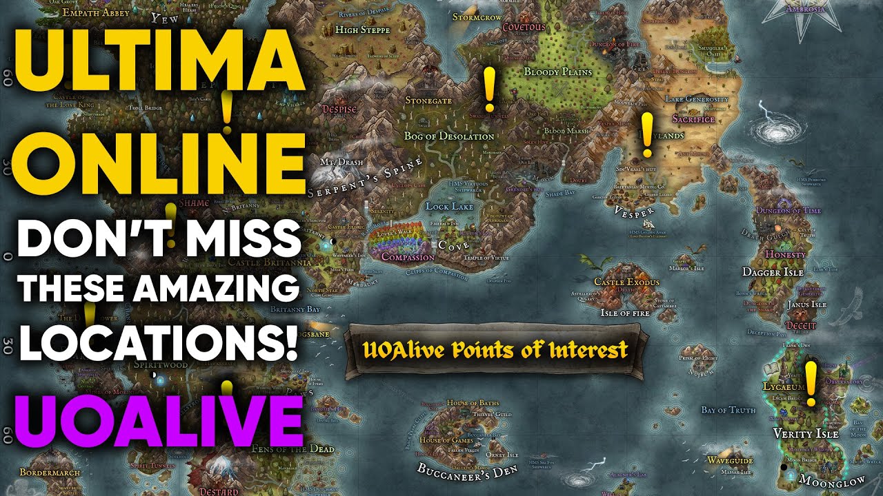 You don't want to miss these locations on UOAlive!