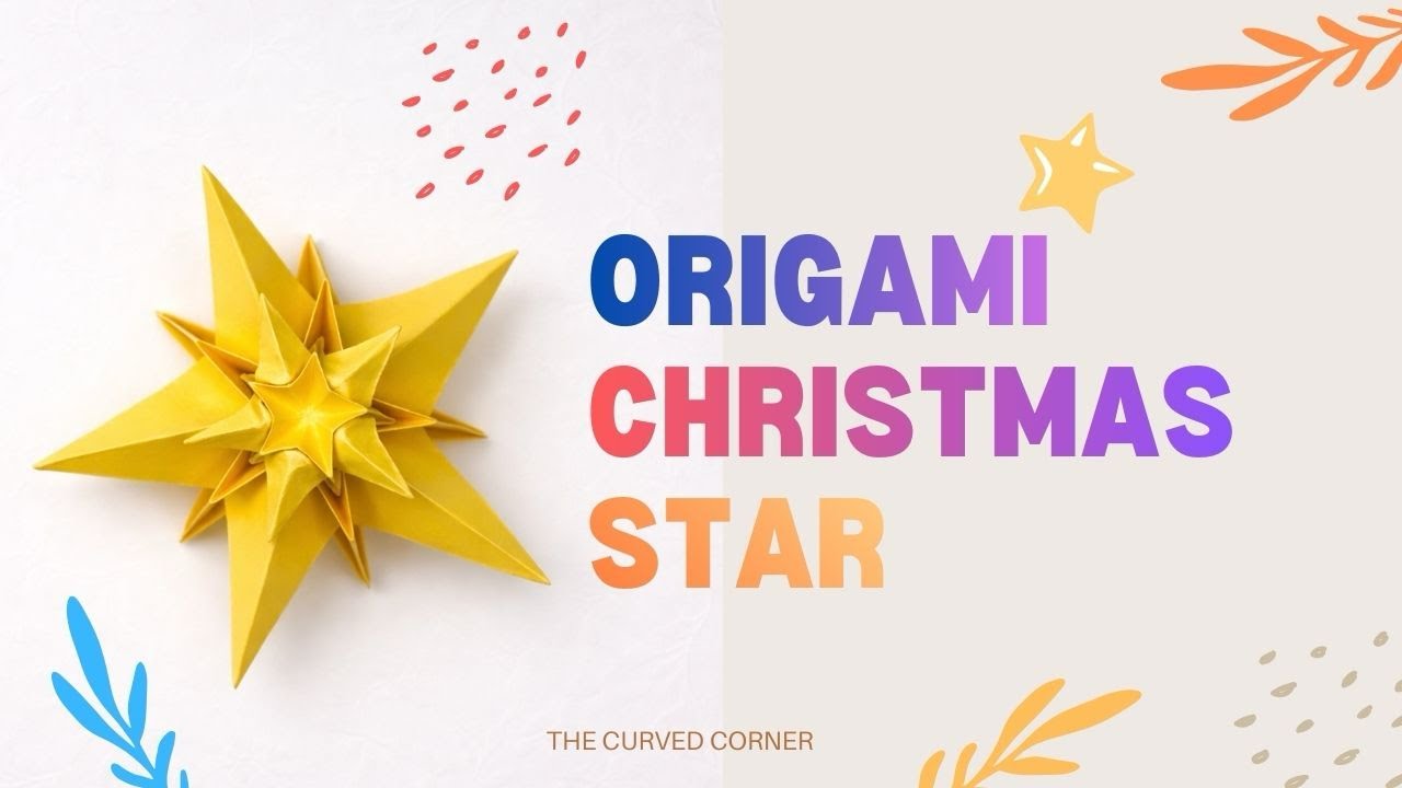 Origami 3D Christmas Star | DIY | Tutorial | Paper craft