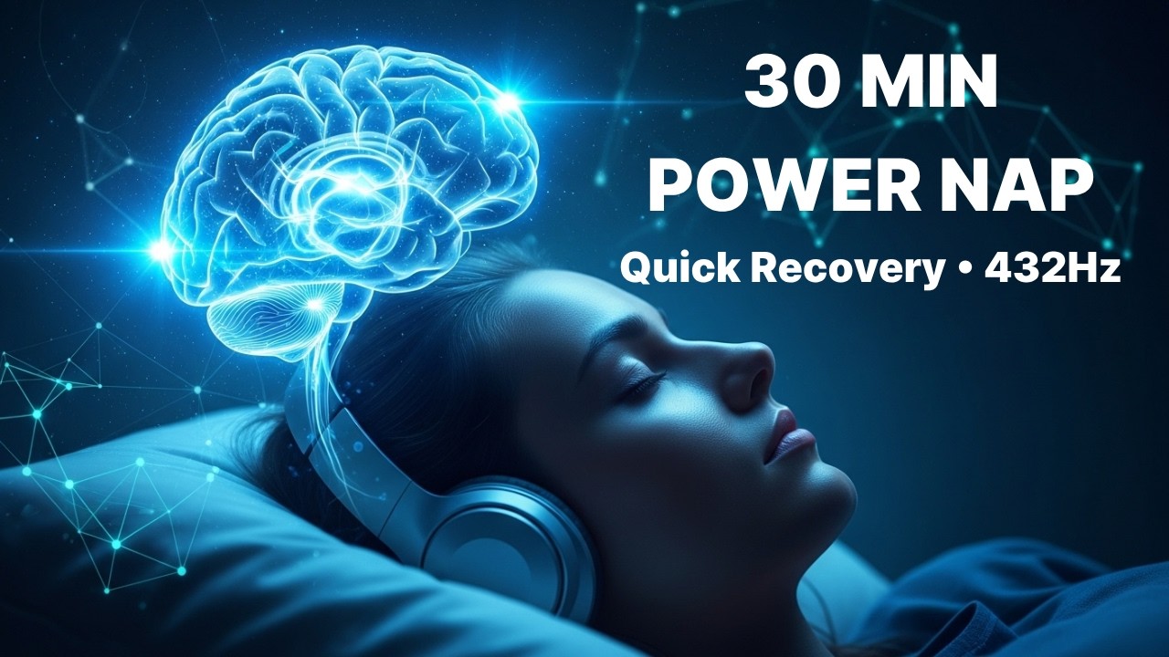 30 Minute Power Nap Music: Quick Recovery & Energy Boost with 432Hz