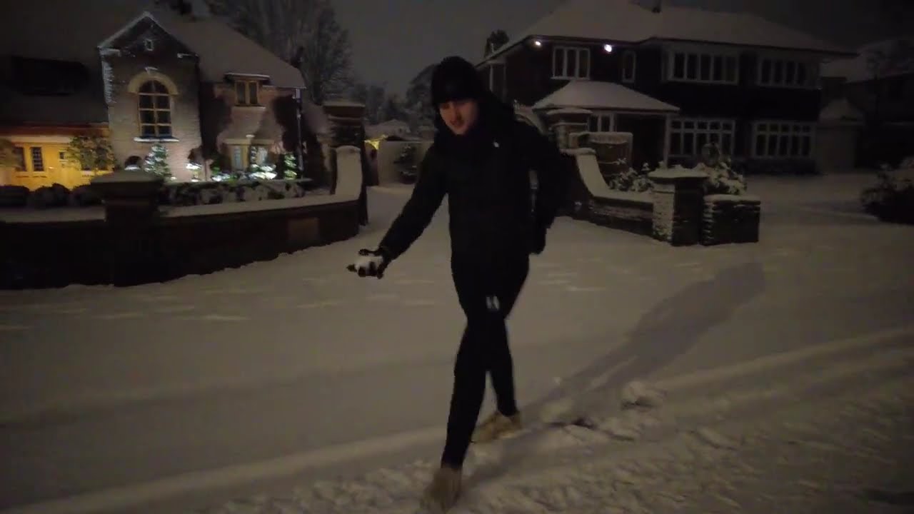 Blizzard! A walk through the snow during Storm Goretti in the Midlands #snow #blizzard