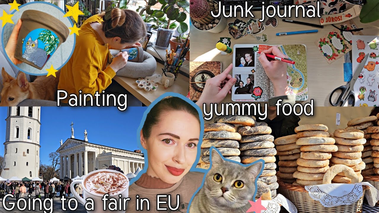 Творческие дни в моей жизни: 🎷 роспись на заказ 🎨 ведение дневника из бросовых вещей 📓 и посещени...