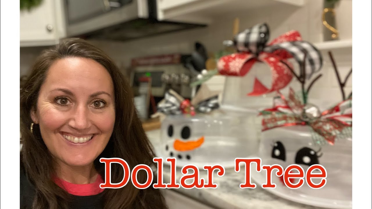 HOLIDAY CAKE CARRIER! DOLLAR TREE DIY ☃️🦌❤️💚 GIFT IDEA!