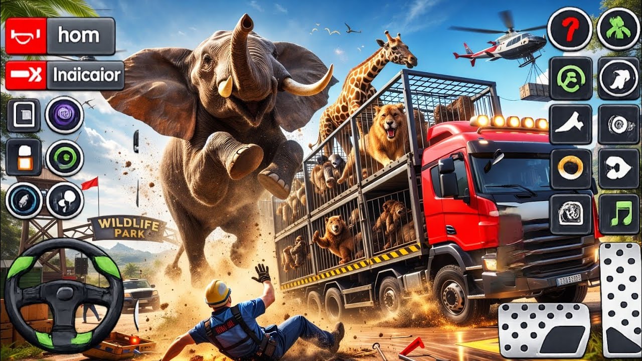Extreme Animal Transport Challenge 🐘 Elephant Escape Truck Simulator |Android Gameplay 2026