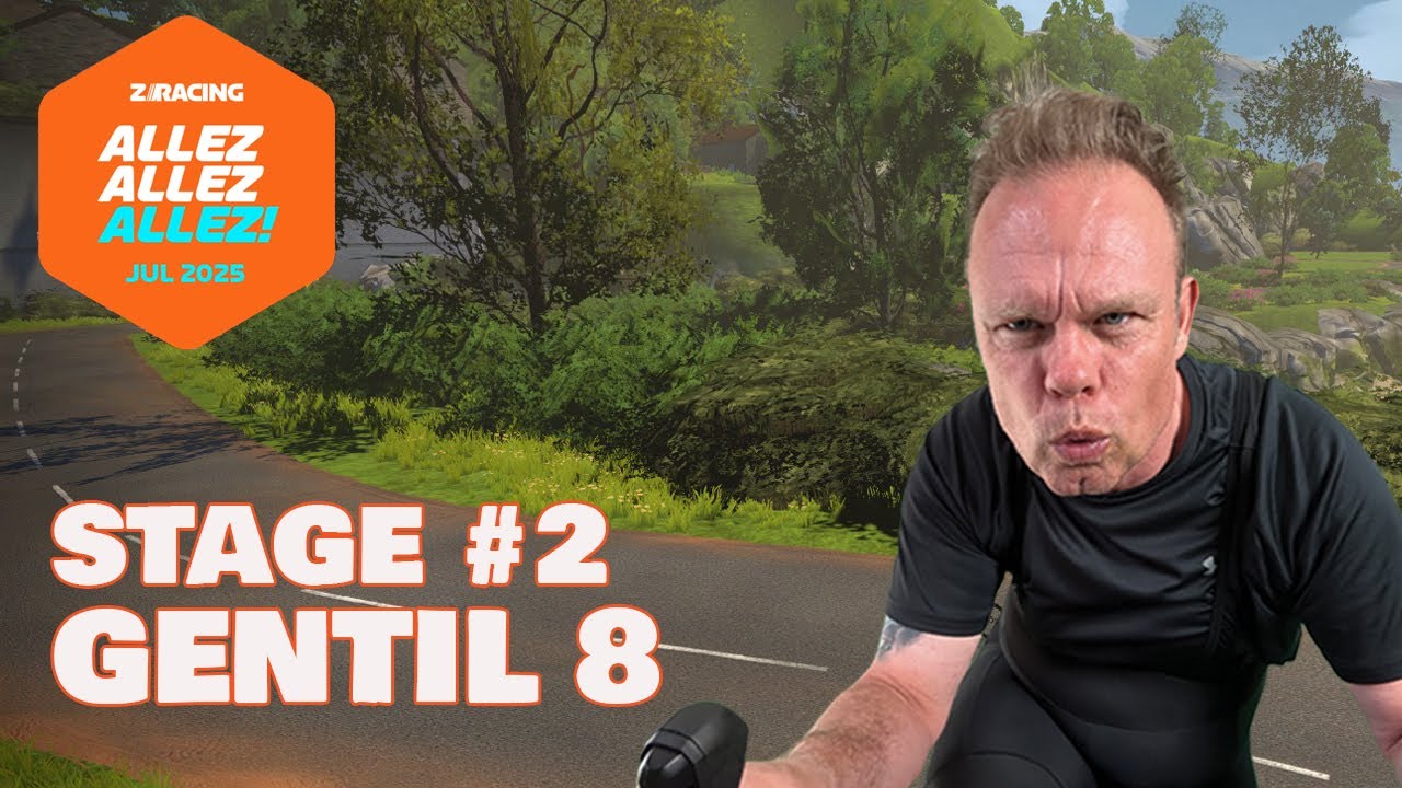 Zwift - ZRacing - Allez Allez Allez  - Stage 2: Gentil 8