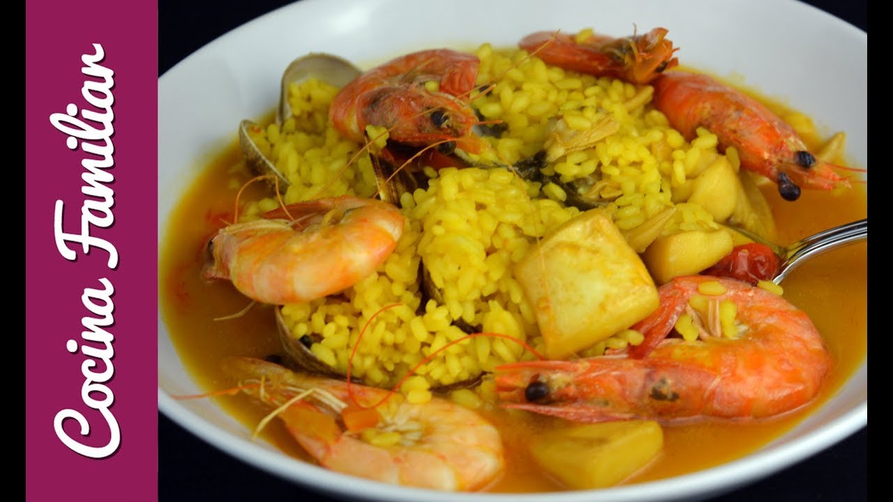 Arroz caldoso a la marinera | Recetas caseras de Javier Romero paso a paso