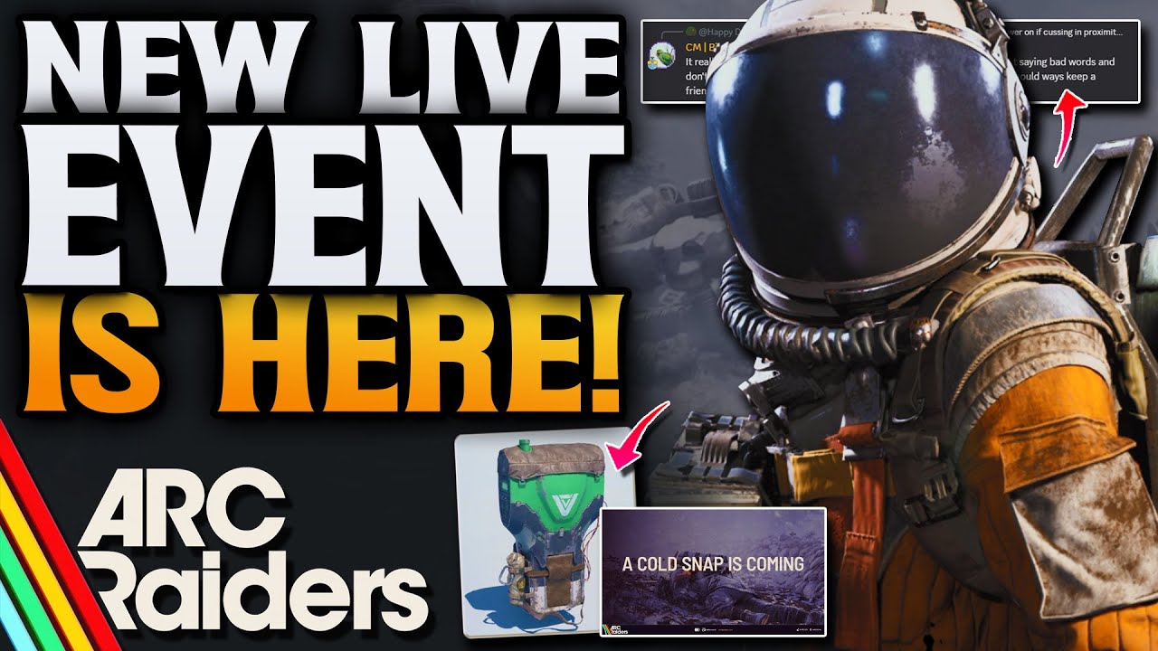 ARC Raiders New Cold Snap Live Event & New Limited Backpack!