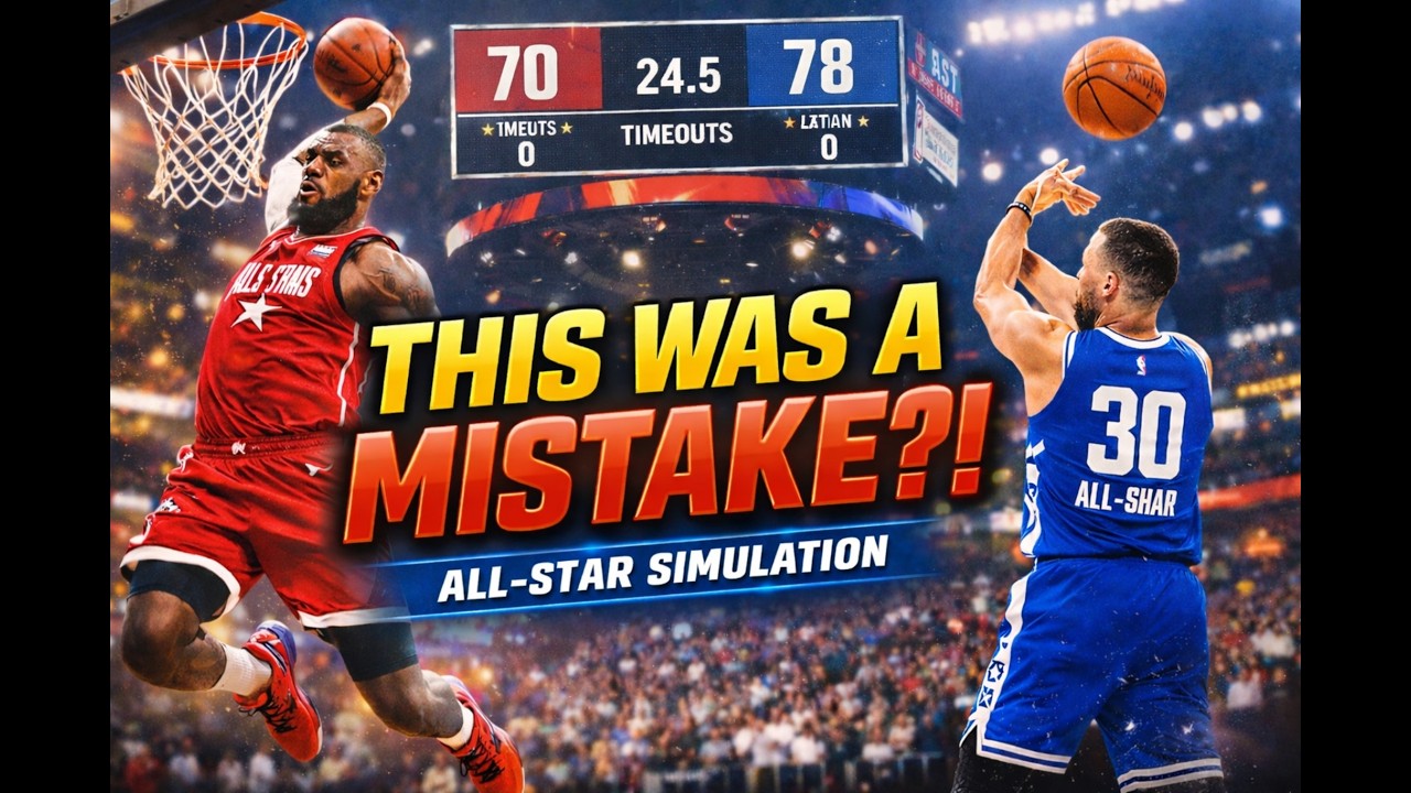 70-78 ФИНАЛ 😱 Это была ошибка?! #nba #allstar #баскетбол