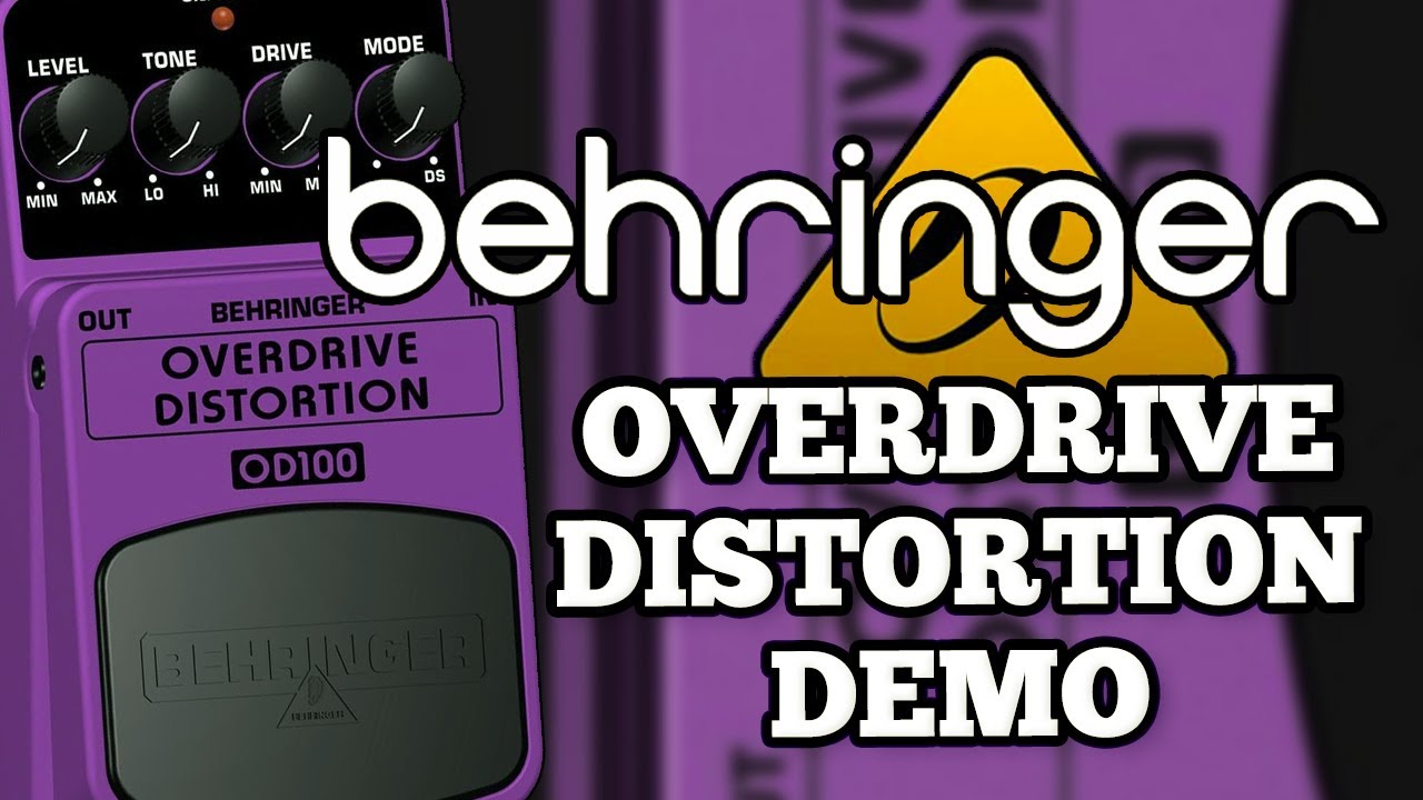 Behringer - OD300 Overdrive Distortion - Demo