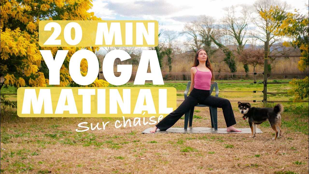 20 Min Yoga sur Chaise | Flow Matinal Énergisant
