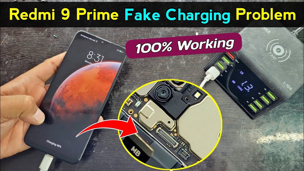 Redmi 9 prime fake charging problem | सब कुछ ok लेकिन चार्ज नहीं हो रहा | Redmi 9 prime not changing