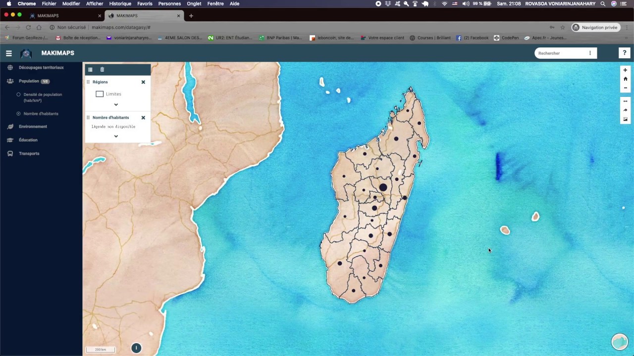 Exemple#1 - Webmapping by MAKIMAPS