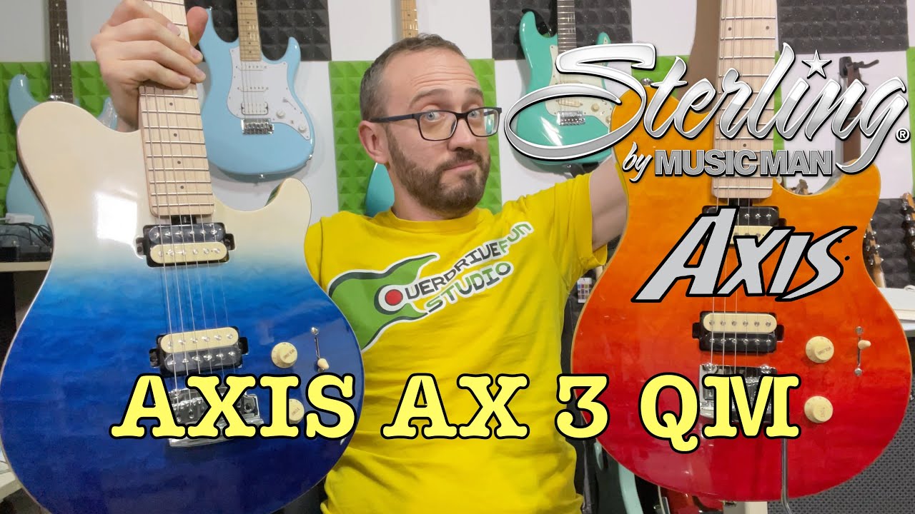 STERLING by Music Man AXIS AX 3 QM (SPR-M1 & SPB-M1)