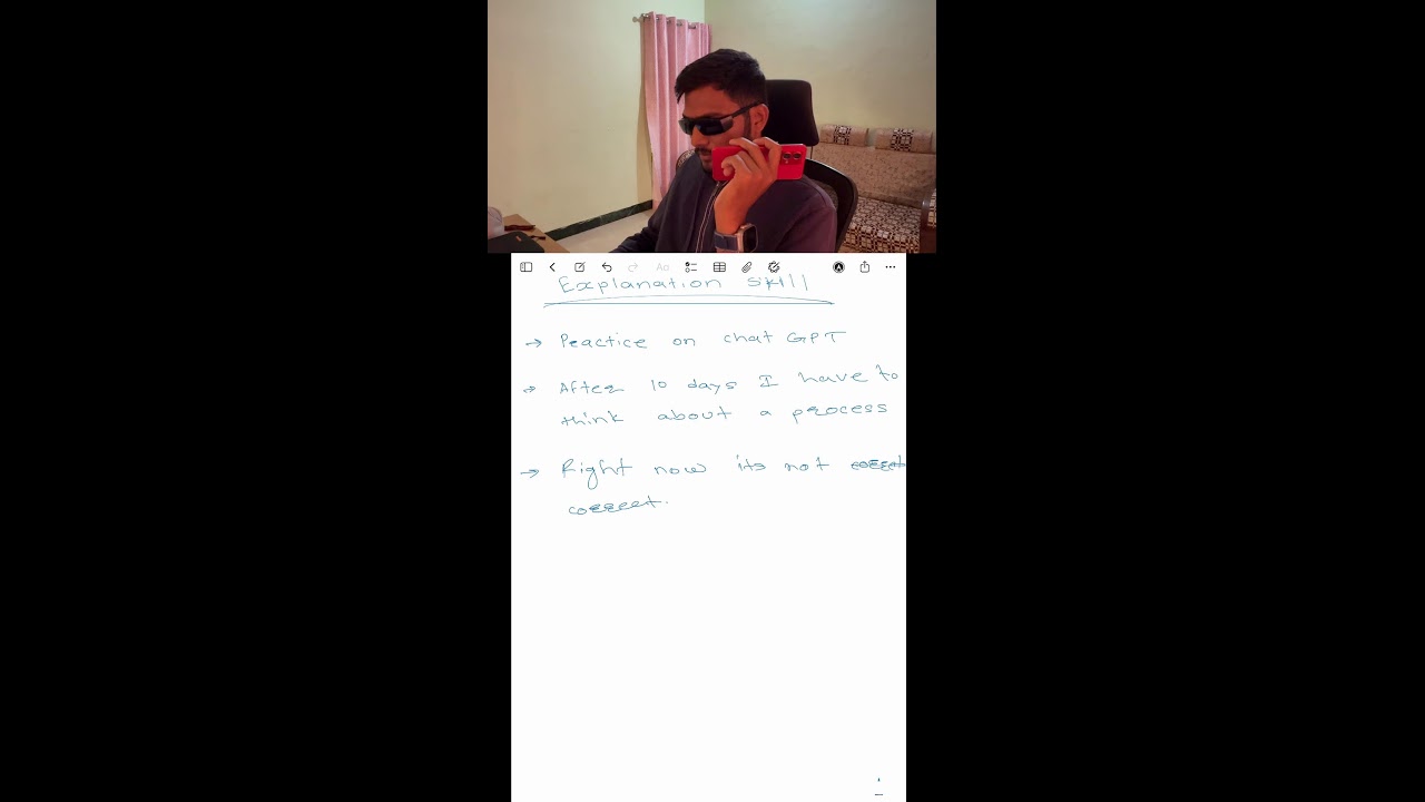Practicing Explanation Live | Getting Comfortable With Discomfort