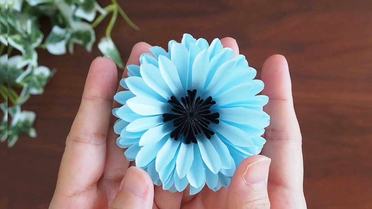 Как сделать бумажные цветы - DIY How to Make Paper Flowers
