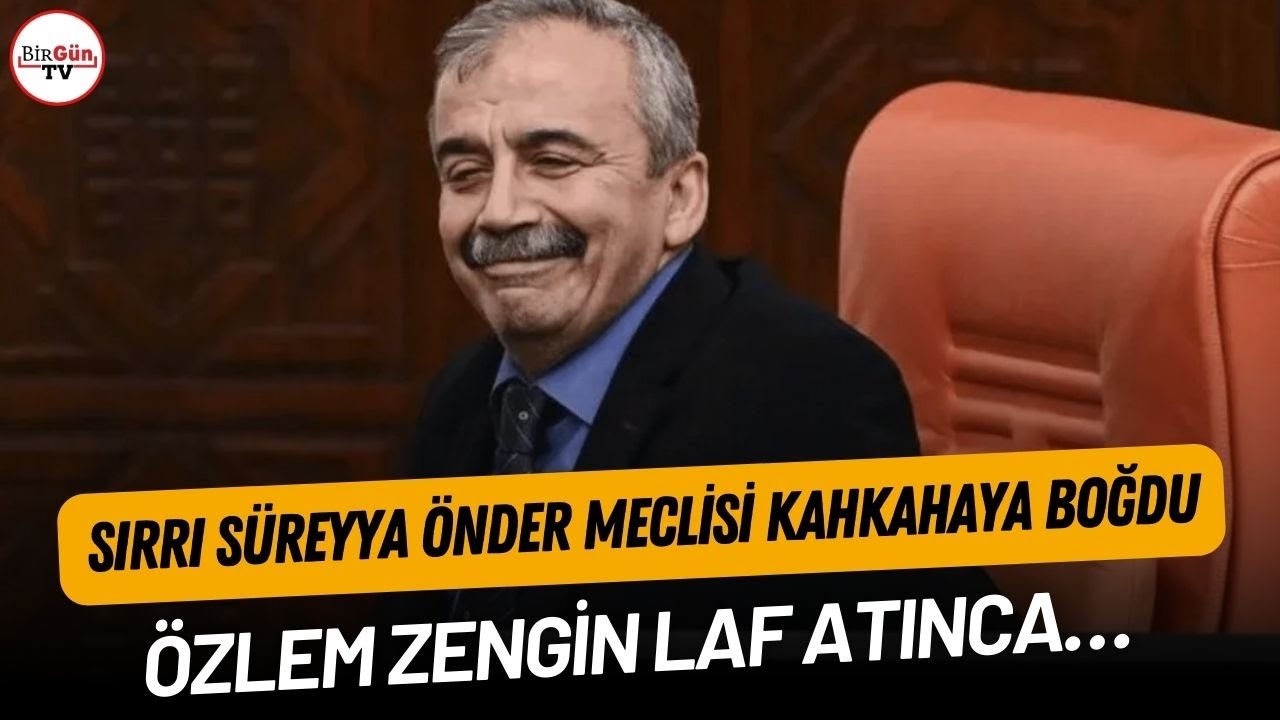 Sırrı Süreyya Önder Meclisi kahkahaya boğdu: Özlem Zengin laf atınca...