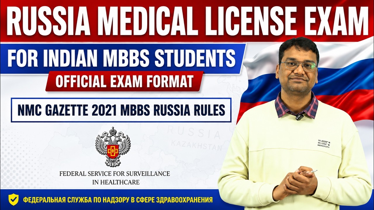 Russia Medical License Exam Full Details | NMC GAZETTE 2021 MBBS Russia Rules | Roszdravnadzor
