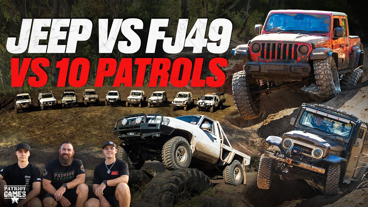 JEEP VS FJ49 VS PATROL - Jeep Gladiator Build Episode 3